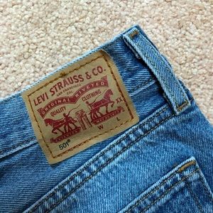 Levis 501 Denim Shorts